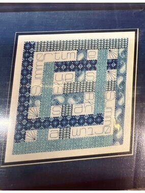 RARE Summertime Blues Cross-Stitch Pattern By Simply Old-Fashioned